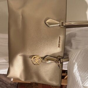 Michael Kors Shimmering Gold Tote